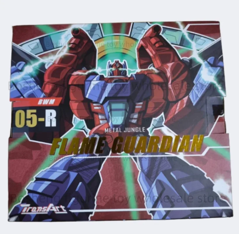 

TransArt TA Transformed Toys BWM-05R Flame Guardian Red Version Beast Wars Primal Prime Four Changer Фигурка Робот Игрушки
