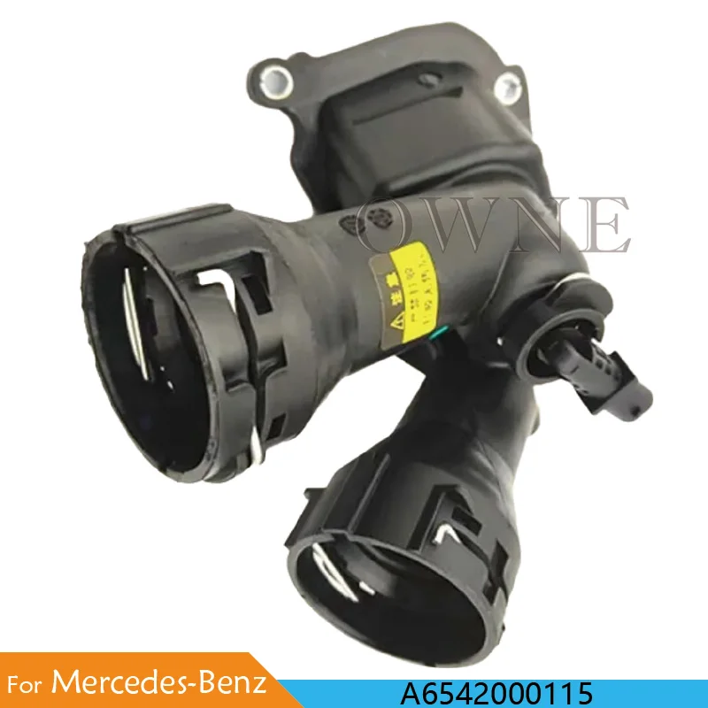 Engine Cooling Water Thermostat A6542000115 For Mercedes-Benz W213 S213 A238 C238 E200d E220d E300d Cooling Water Pipe Flange