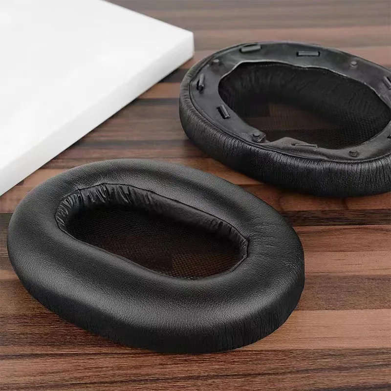 Upgraded Replacement Genuine Sheepskin Leather Ear Pads For Sony