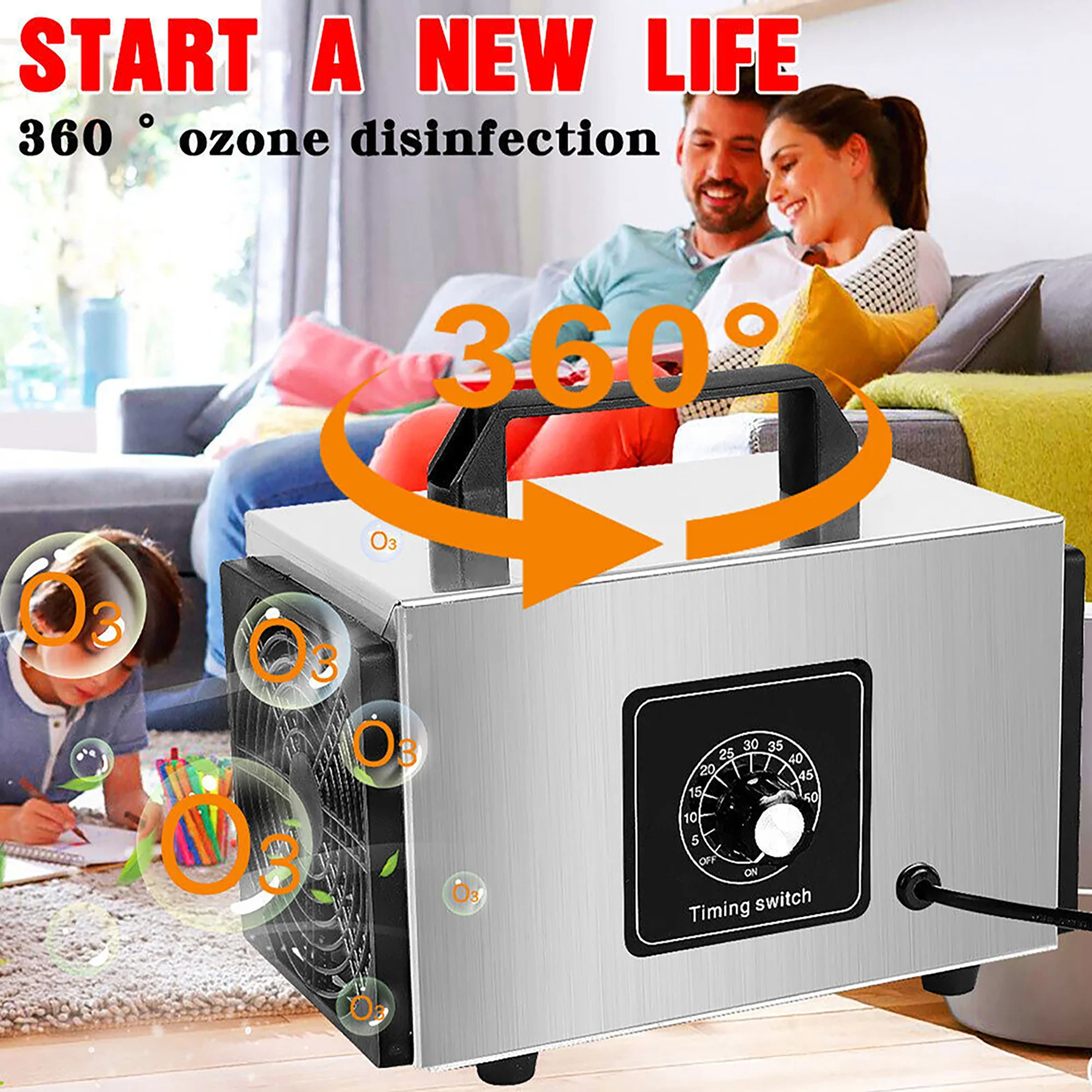 Ozone Generator Portable Ozone - огляд і ціна Commercial Ozone Generator 60G H