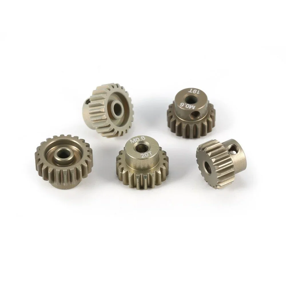 Overtref Hobbby M0.6 3.175mm 13T 15T 17T 18T 20T 22T 24T 28T 30T 33T Aluminium Rondsel Motor Gear voor 1/10 RC Auto Model