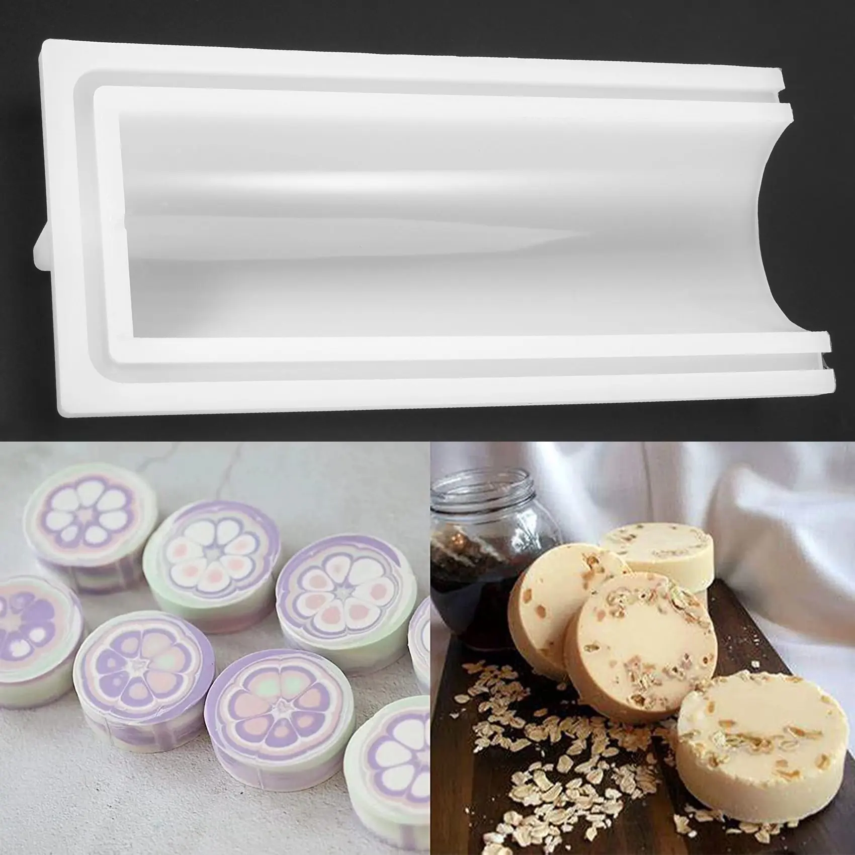 

2026 New Silicone Soap Mold 1000Ml Rounded Hand Soap Mold Tube Model Silicone Mold Long-Cylinder Cold Process Soap Form Handmade