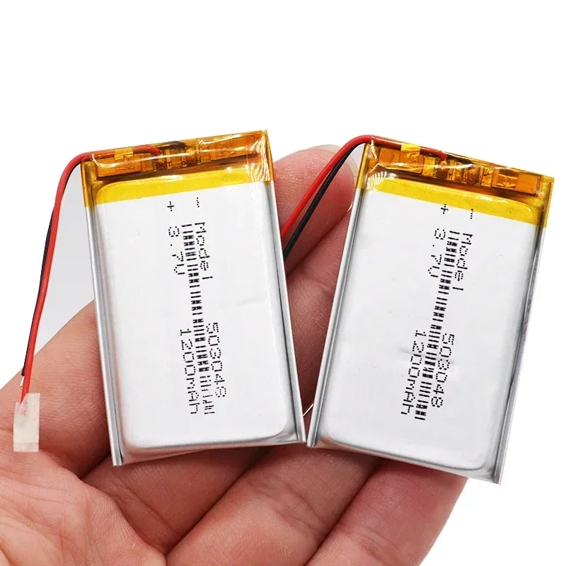 503048 Rechargeable Battery 3.7V 053048 1200MAH Lithium Polymer Battery For MP3 MP4 Bluetooth GPS Wireless Stereo Headset Tablet