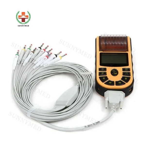 SY-H003 Handheld Portable ec handheld ec machine medical electrocardiographs Single Channel 12 Leads ec portable device