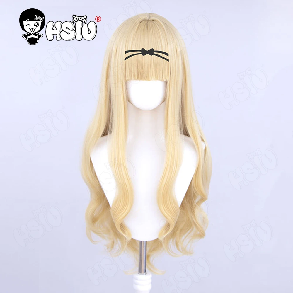 Mashiro Rima Cosplay Wig Fiber synthetic wig Anime Shugo Chara Cosplay Wig「HSIU 」light yellow long Wig Shugo Chara Wig