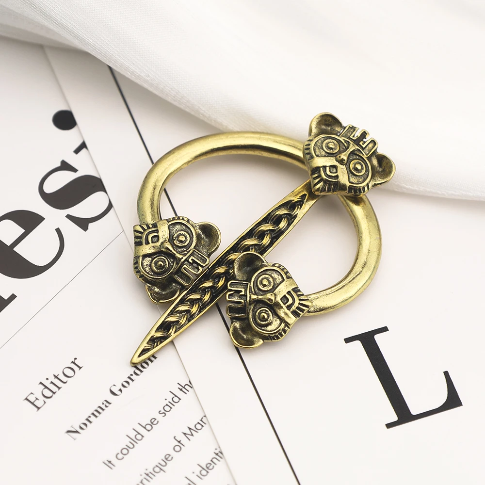 Vintage viking tema broche pinos estéticos liga de metal elemento odin cachecol pinos acessórios jóias presente para amigos uso diário pr