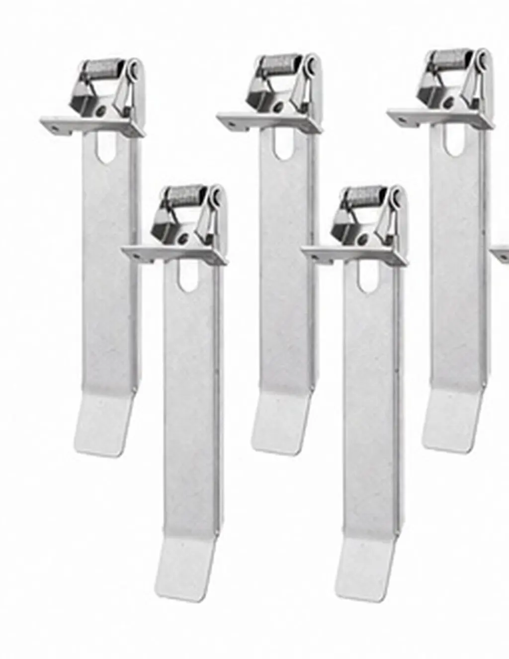 6Pcs Light Securing Clips Cold Rolled Steel Spring Clips for Recessed Downlight Panel Ceiling Lights Universal