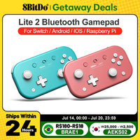 8BitDo Lite 2 Gamepads for Nintendo Switch Controller Controle for Raspberry Pi Android iOS iPadOS tvOS macOS Turtbo function