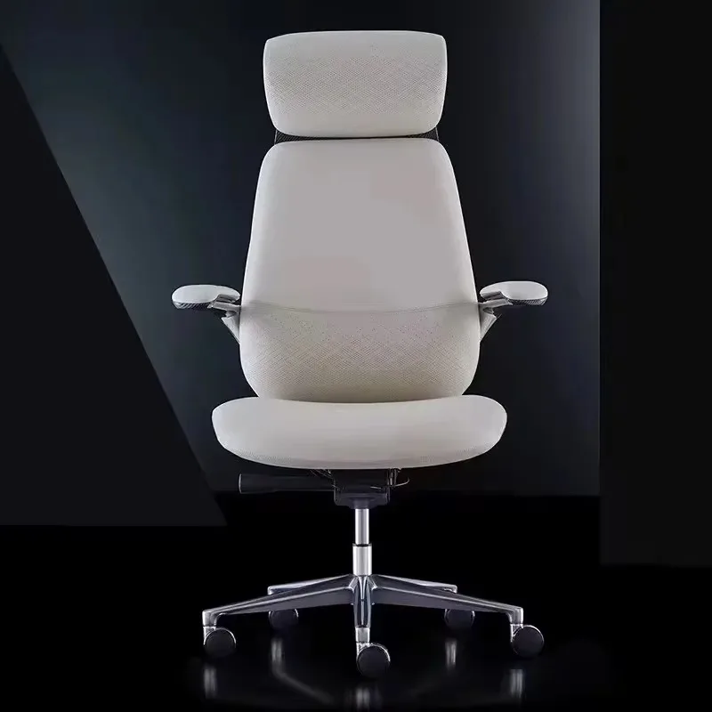 Modern Design Synthetic Leather Executive Office Chair Chrome Base Adjustable Height Competitive  for