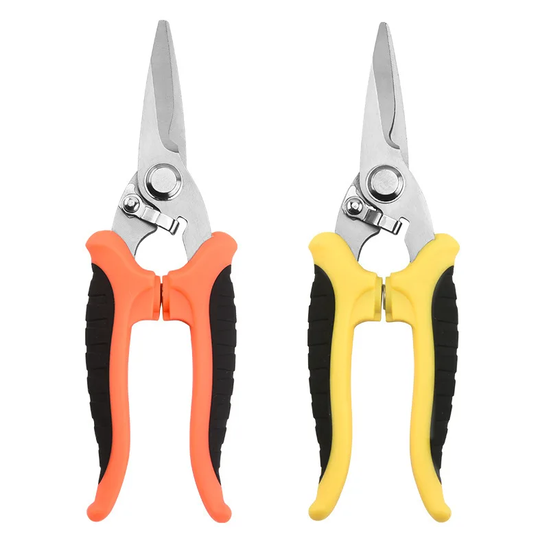 1PC Stainless Steel Electrician Scissors Multifunction Manually Shears Groove Cutting Wire And Thin steel Plate Hand Tools