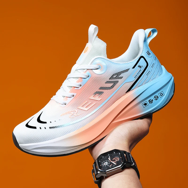 

Men's shoes 2025 new spring and autumn sports shoes, durable and lightweight running shoes, breathable for teenagers, middle sch