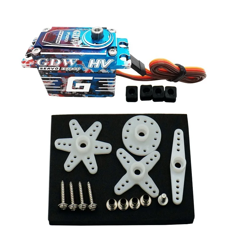 Servo Digital GDW de 36kg, resistente al agua IPX8 de alto Torque, 6,0-8,4 V, engranaje de Metal para camión sobre orugas RC, Robot submarino de alta resistencia