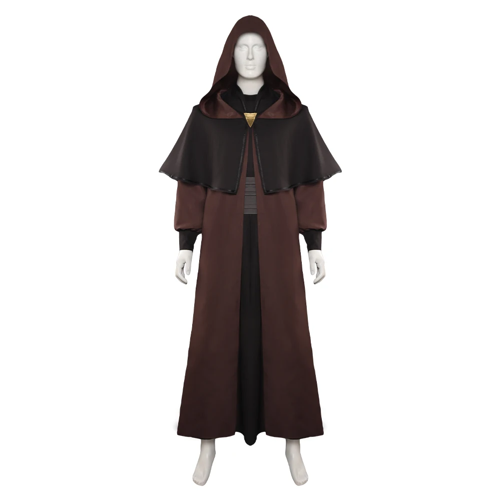 Traje Cosplay Palpatine para homens, Darth Sidious Sheev, terno Carnaval Halloween, roupas masculinas