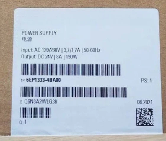 

Brand new 6EP1333-4BA00 Original Power Module Product High Quality Assurance 1pcs Fast Delivery