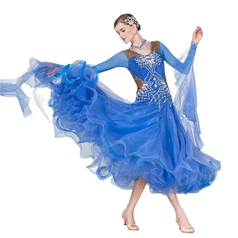 

Catrina Vestido Niña Luxury International Standard Ballroom Dance Dress Promotion List Competition Modern Customized