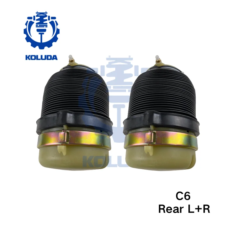 

2PC Rear Left/Right Air Suspension Springs For Audi A6 S6 RS6 C6 4F Quattro 4-Door 2005-2011 4F0616001 4F0616001J
