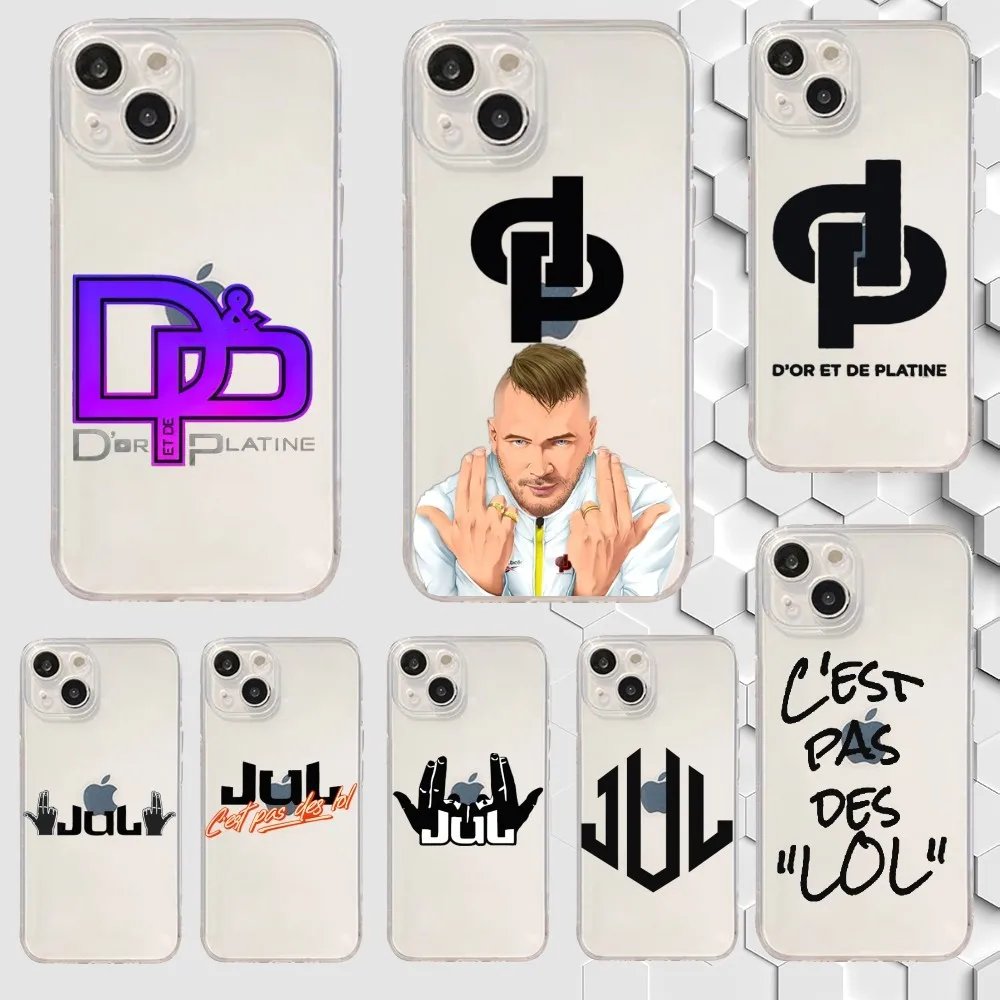 Rapper JuL Cest Pas Des Lol Phone Case For iPhone 16,15,14,13,12,11 Plus,Pro,Max,XR,XS,X,7,8,SE,Mini Transparent Silicone Soft