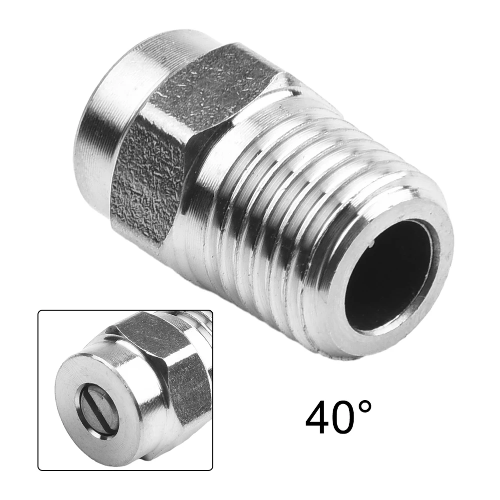 1 Pcs Pressure Washer Surface Cleaner Nozzle Replacement Thread Type Spray With Car Bottom Scrubbing