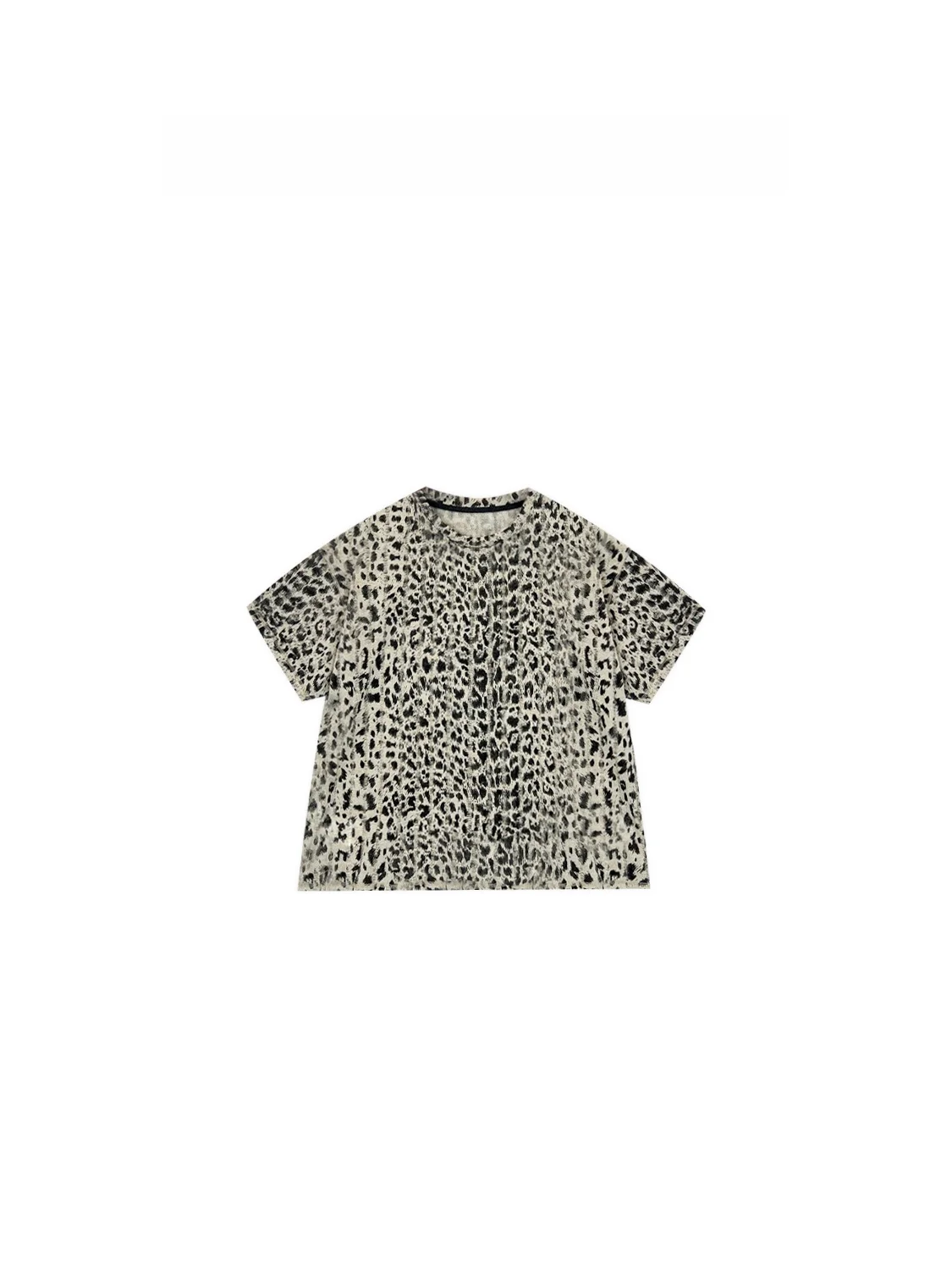 

Zhou Summer Loose Simple Hollow ort Sve T-irt Casual Sle Print Creative Pattern UV Protection Regular Fit
