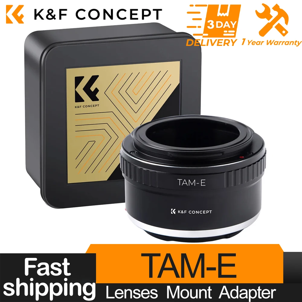 

K&F Concept Tamron-NEX High-Precision for Tamron Adaptall 2 AD2 Lens for Sony E Mount NEX Adapter NEX-5 7 A7 A7 A7R A7S II