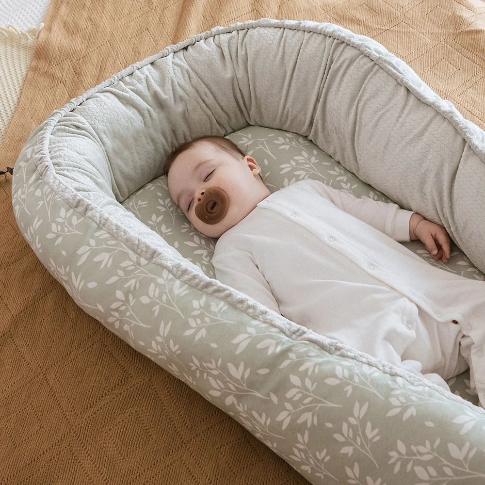 Portátil Respirável Fiberfill Infantil Viagem Dormir Berço Cama, berço de algodão, recém-nascido Espreguiçadeira, Baby Nest, Co Sleeper, personalizado