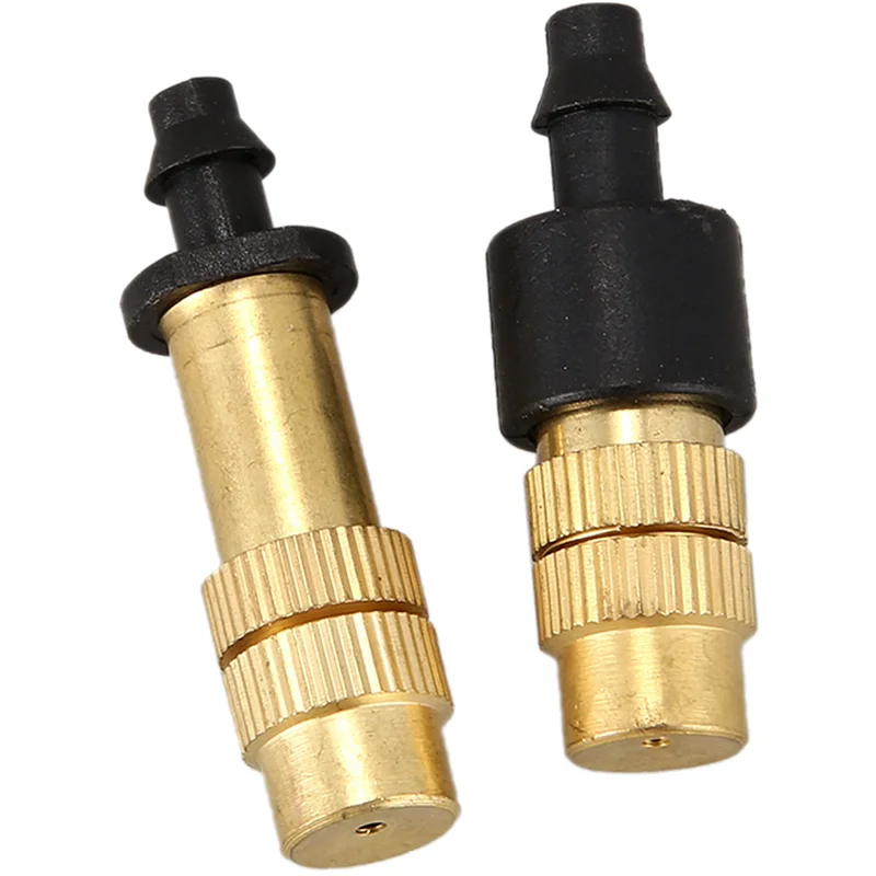 

300PCS Adjustable Sprayer Brass Misting Nozzle Atomizing Sprinkler For Mini Drip Garden Watering Irrigation Spray