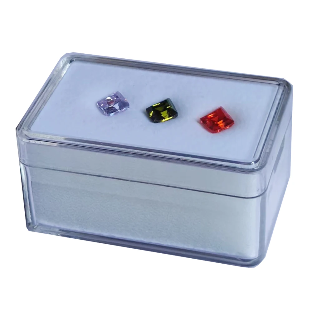 

2.7cm High Gemstone Storage Box Loose Diamond Diaplay Case Pendant Beads Organizer Ring Earrings Gem Stone Gift Packaging Box