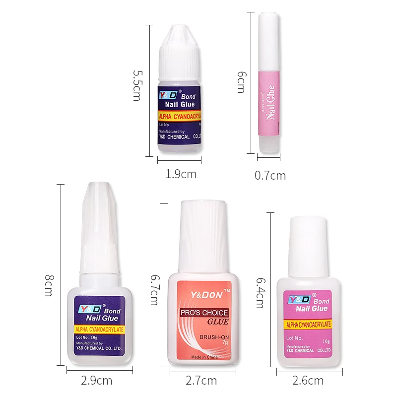 Fast Dry Nail Glue False Nail Tips Gel Polish Fake Nails Extension Adhesive Super UV Glue Acrylic For Fake Nail Tips Stick Gems