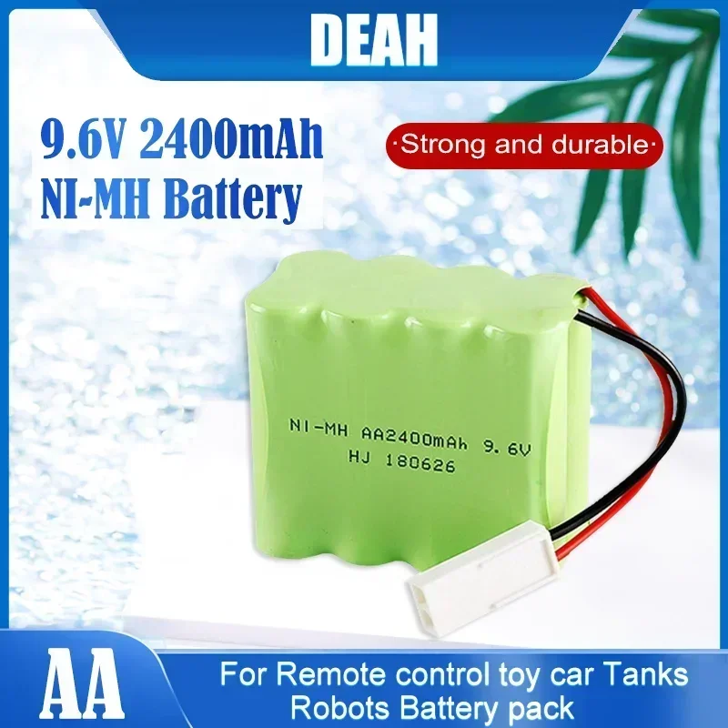 9.6V Rechargeable Battery Pack For Rc toy Car Tanks Trains Robot Boat Gun Lighting Securty Faclities AA 2400mah NiMH Battery