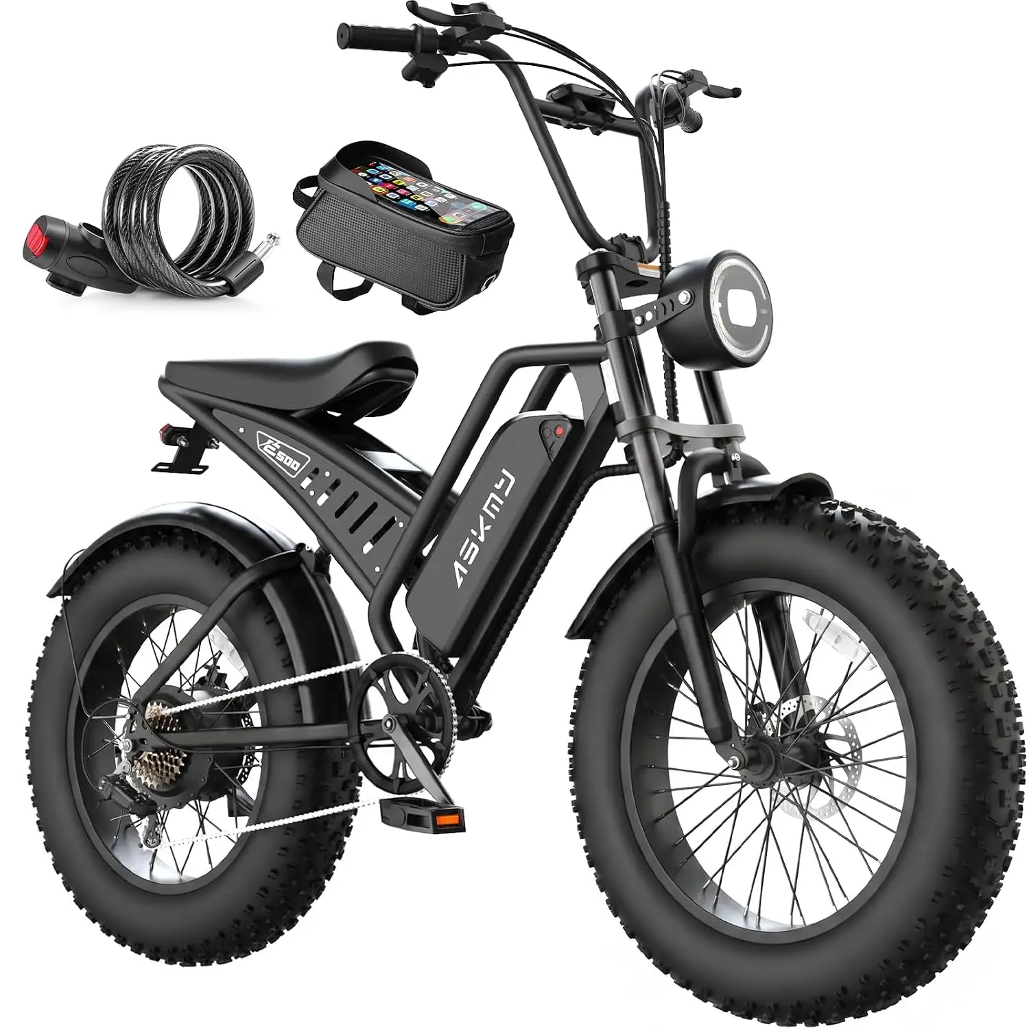 20 Inch Fat Tire Electric Bike for Adults, Off Road & Commuting E-Bike, Customized