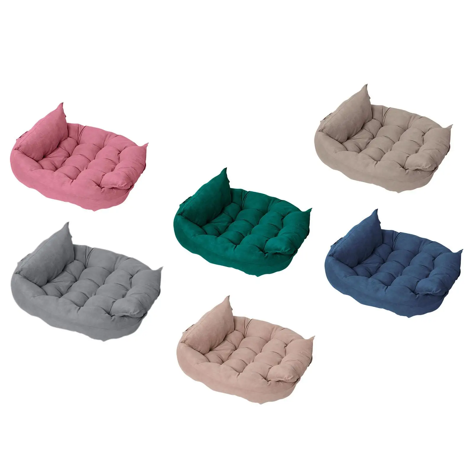 

Dog Bed Foldable Pet Cushion Soft Kennel Warm Puppy Kitten Nest for Sleeping, Sitting and Playing Kitten Large Medium Small Dogs