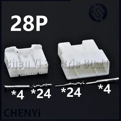 28 Pin Automobile Connector Car CD player host Radio navigation Power plug 90980-12908 with Pin For Toyota Corolla Sienna Camry