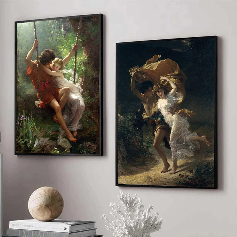 Pierre Auguste Cot Le Tableau « Springtime » à l’Échelle Murale, Une Œuvre d’Art Qui Transforme Votre Intérieur