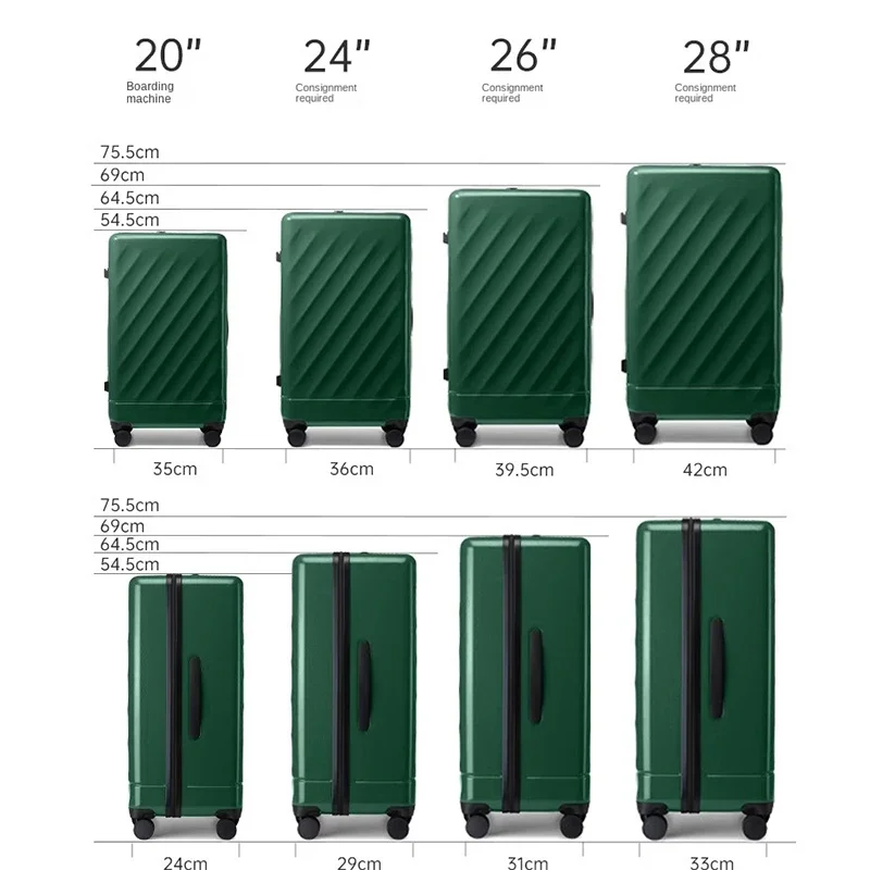 Bagage 2024 Nieuwe Grote Capaciteit Uitbreidbare Trolley Koffer 20 Inch Reiscode Cabine Koffer Met Bekerhouder Usb Oplaadpoort