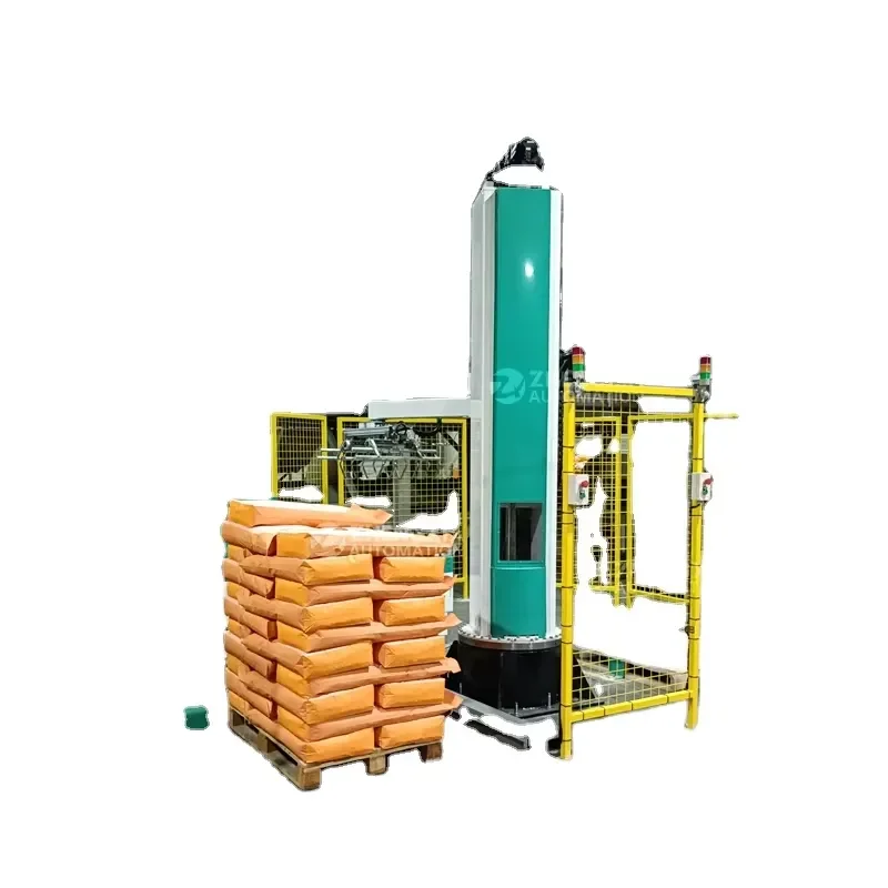 2026 CE Fully Automatic 10kg 15kg 25kg 35kg 50kg Robotic Arm Rice Grain Woven Bag PE PP Bag Paper Bag Single Column