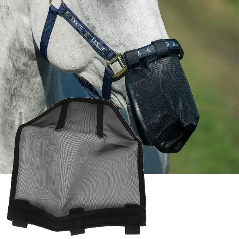 

Horse fly face cover Horse Face Cover Horse Nose Mosquito Protection Black Mesh Anti-mosquito Horse Fly Mask Nose Cover