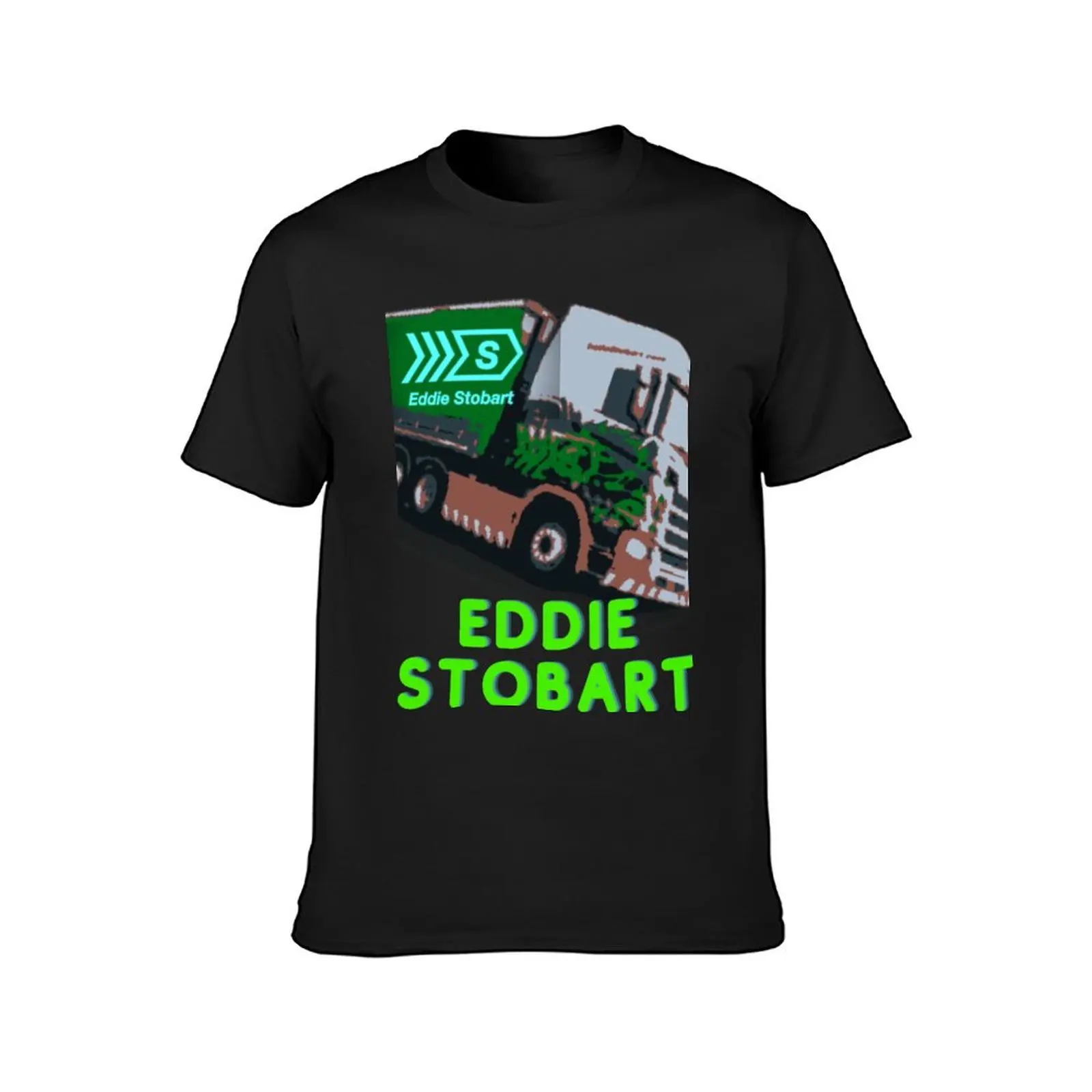 Eddie Stobart Art T-Shirt sweat vintage clothes oversized t shirt men