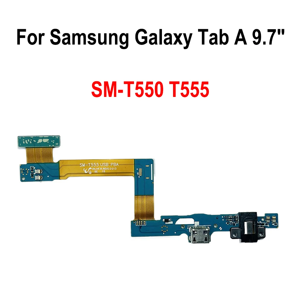 

Гибкий кабель для USB-порта зарядки Gefenis для Samsung Galaxy Tab A 9,7 дюйма SM-T550 T555, запасные части для разъема зарядки