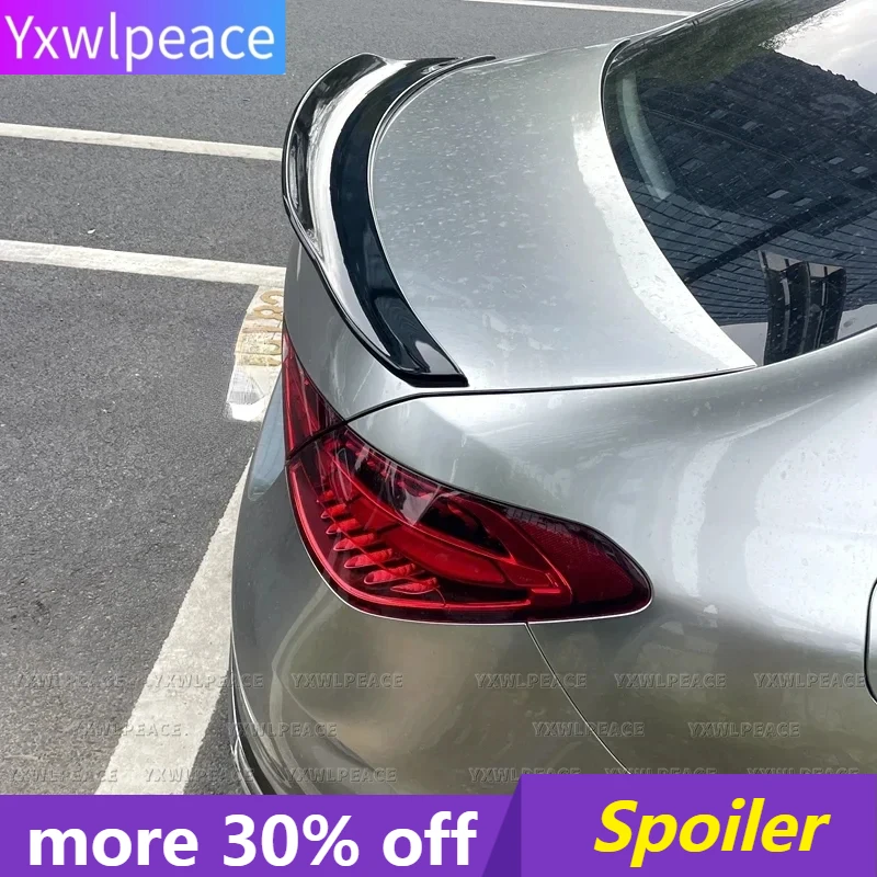 

For Mercedes W206 4Door Sedan C-Class 2020 2021 2022 2023 PSM Style C200 C260 ABS Plastic Rear Trunk Lip Spoiler Car Accessories