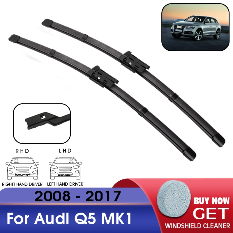 Car Wiper Blade Front Window Windshield Rubber Refill Wiper For Audi Q5 MK1 2008-2017 LHD / RHD 24