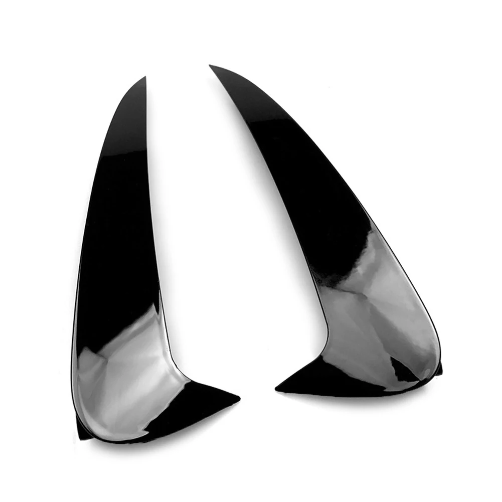 1Pair Car Rear Bumper Splitter Spoiler Canard Air Vent Trims For Mercedes Benz C-Class Coupe C205 2015-2024 6