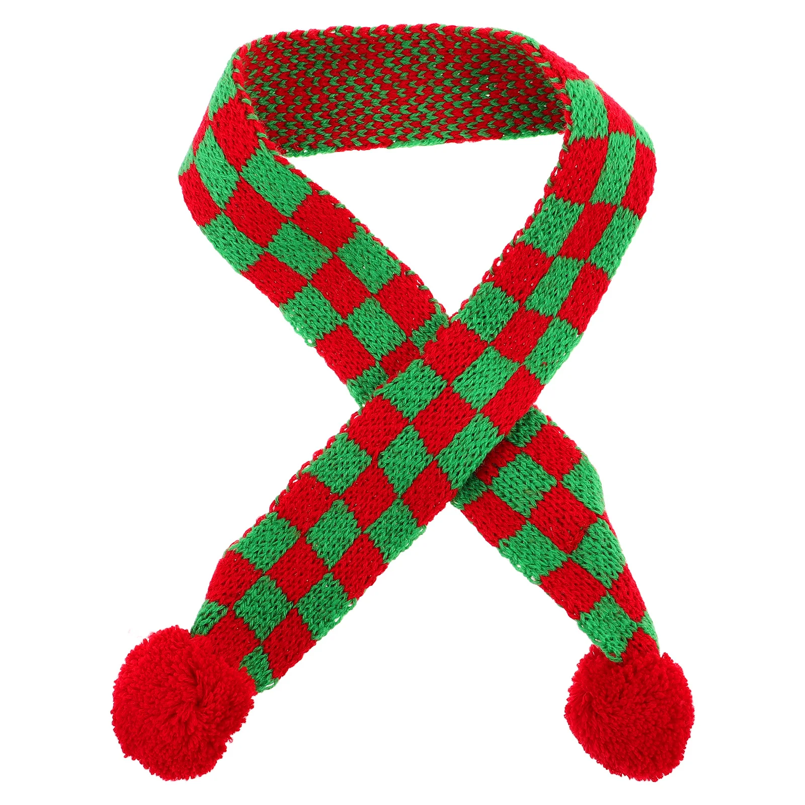 

Pet Christmas Scarf Knitting Cat Xmas Woolen Yarn Soft Warm Breathable Snowflake Gift Dog Christmas Gift Warm Pet Scarf