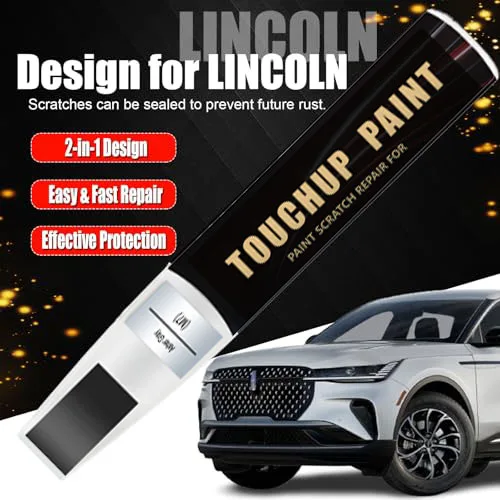 Asher Gray(M7) Touch Up Paint Compatible with Lincoln Exact Match 2 in 1 Touch up Paint for Chips and Nicks Repair