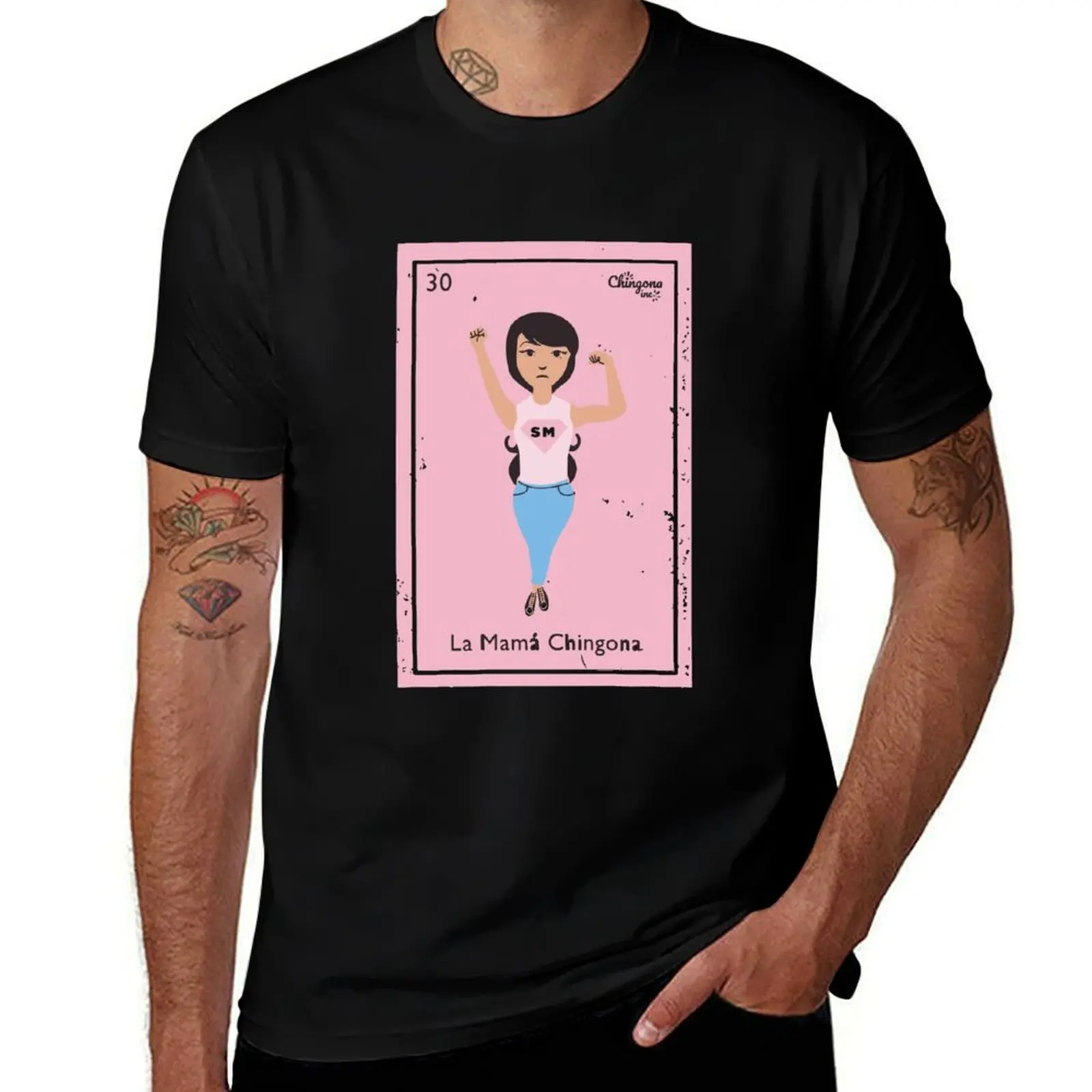 

La Mama Chingona T-Shirt Basic Casual Short Sleeve Cotton Shirt