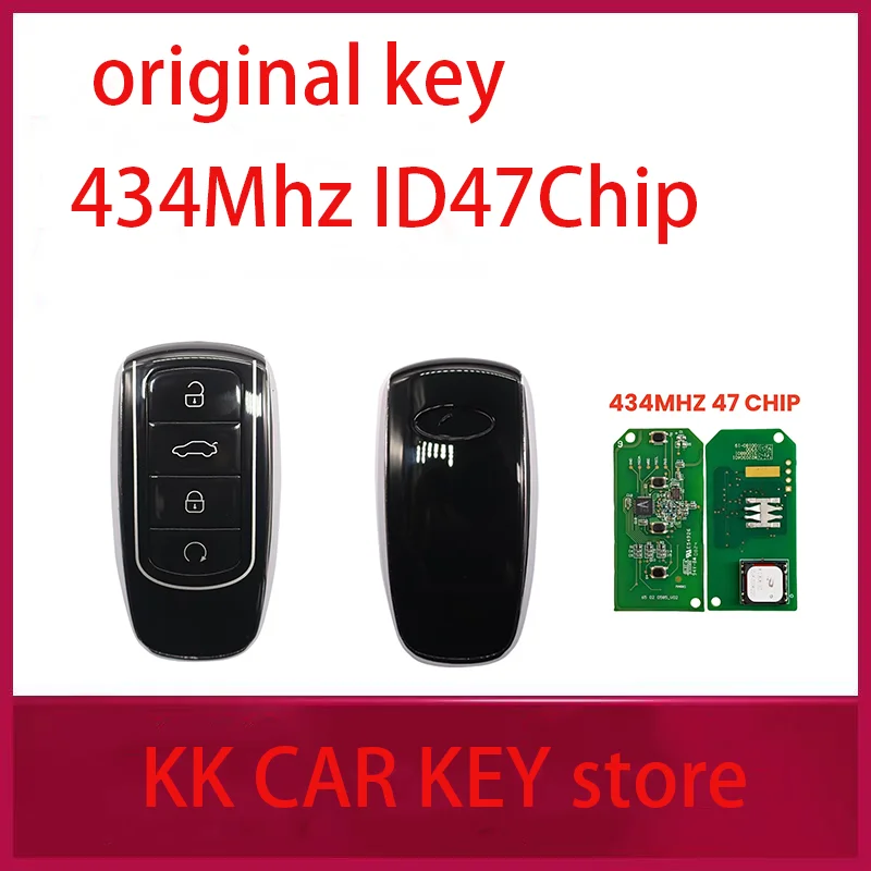 

Для Chery Tiggo 6 7 8 Plus Tiggo 8 Pro OMODA Интеллектуальный дистанционный ключ Omoda 5 Оригинальный смарт-ключ 434 МГц ID47Chip Keyless Go Car