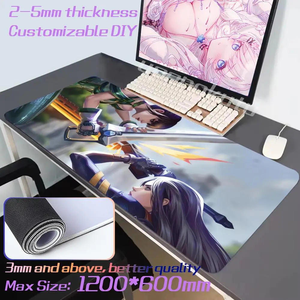 S_stellar Blades Game Rubber Mousepad XXL  900x400x2mm Gaming Office Desk Pads Large For Computer Non-slip Lockedge Mouse Pad