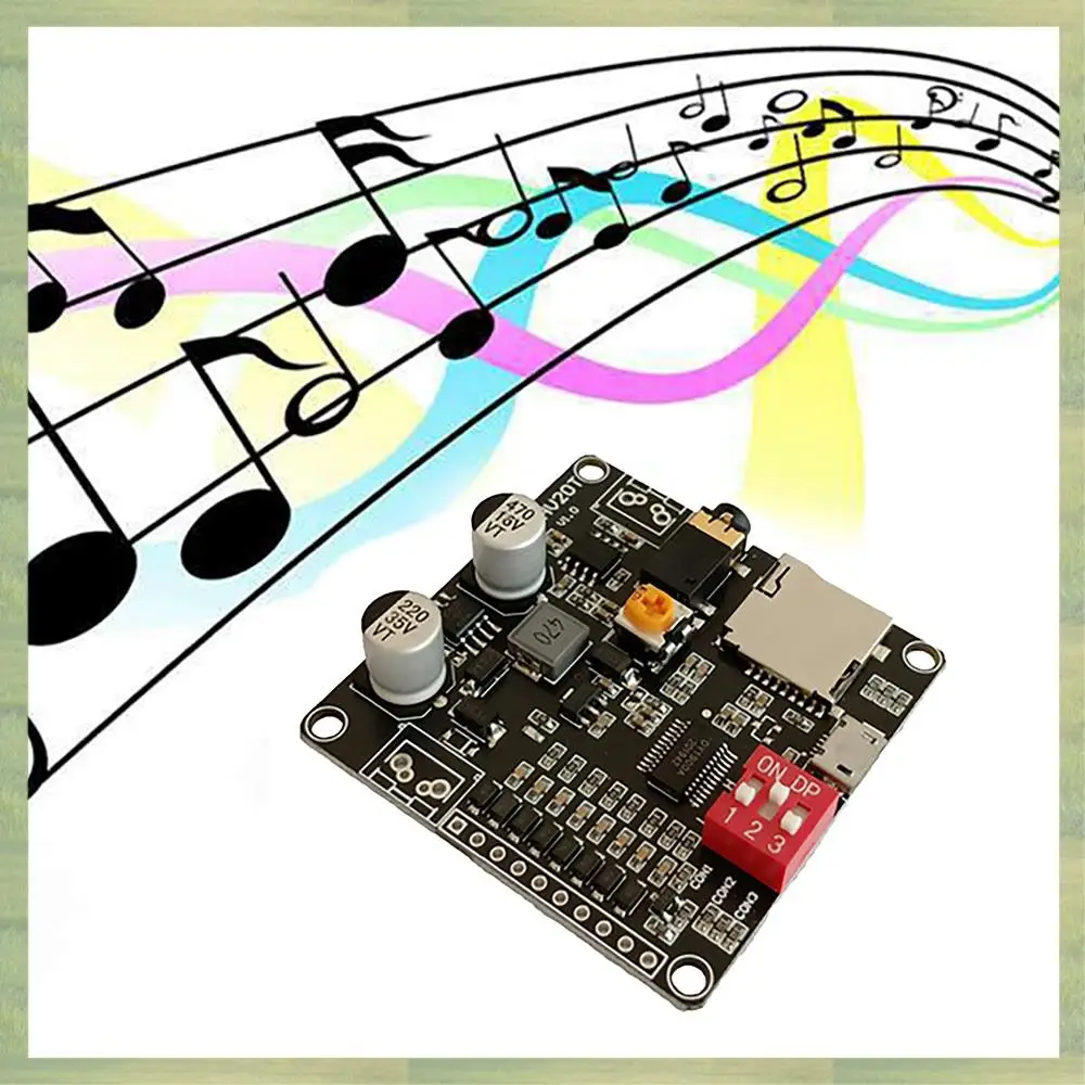 N15R-DY-HV20T Voice Playback Module 12V/24V Power Supply 10W/20W Amplifier Support Micro-SD Card MP3 Music Player For Arduino