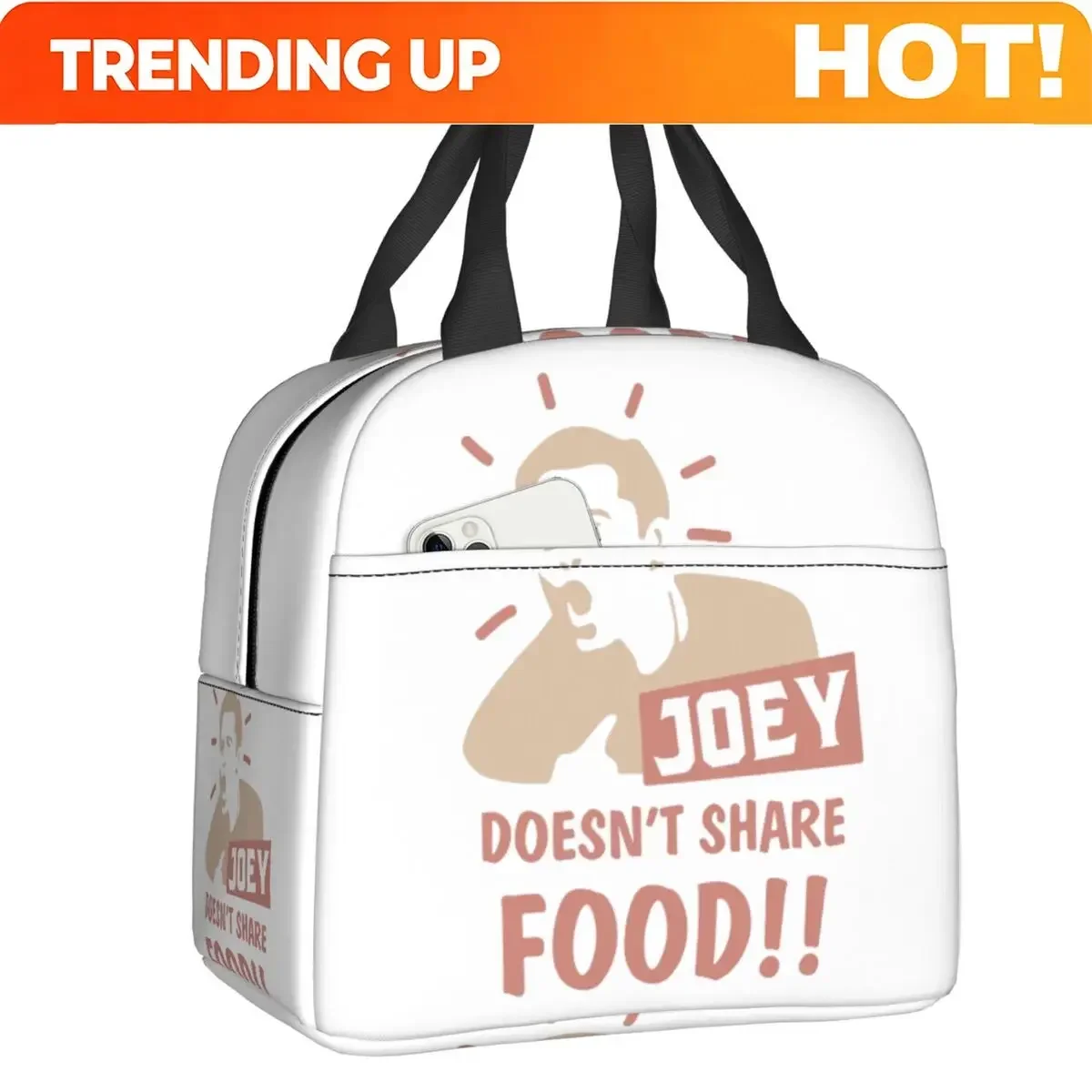 Custom Bag Custom Custom Friends Classic TV Show Lunch Bag Men Women Warm Cooler Insulated Lunch Boxes For Adult Office