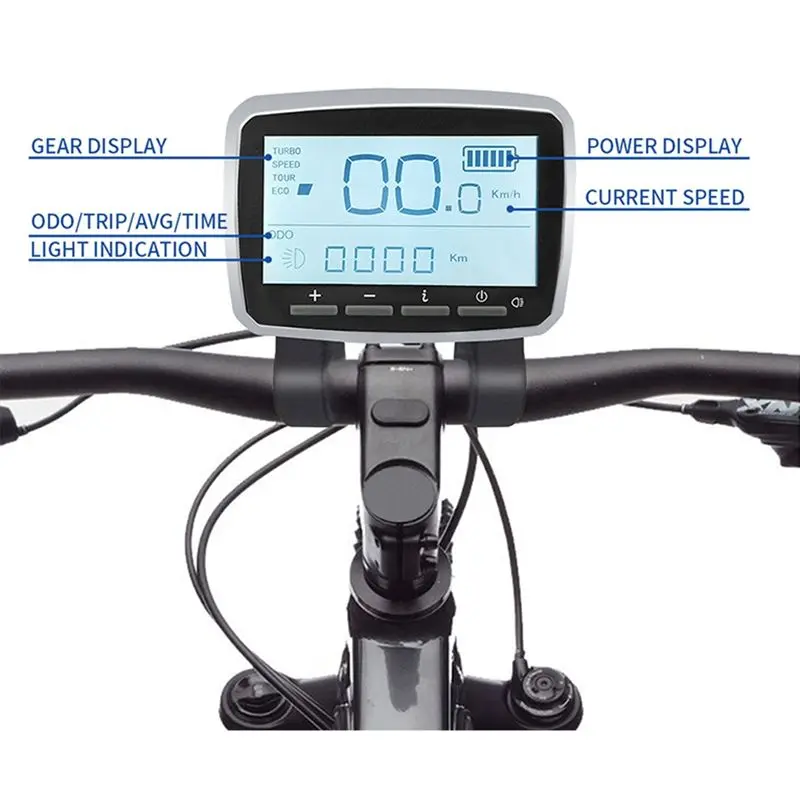 SUMMER SALE Electric Bicycle TSDZ2 TSDZ2B VLCD5 LCD 6Pin Display for Mid Drive Motor Accessories