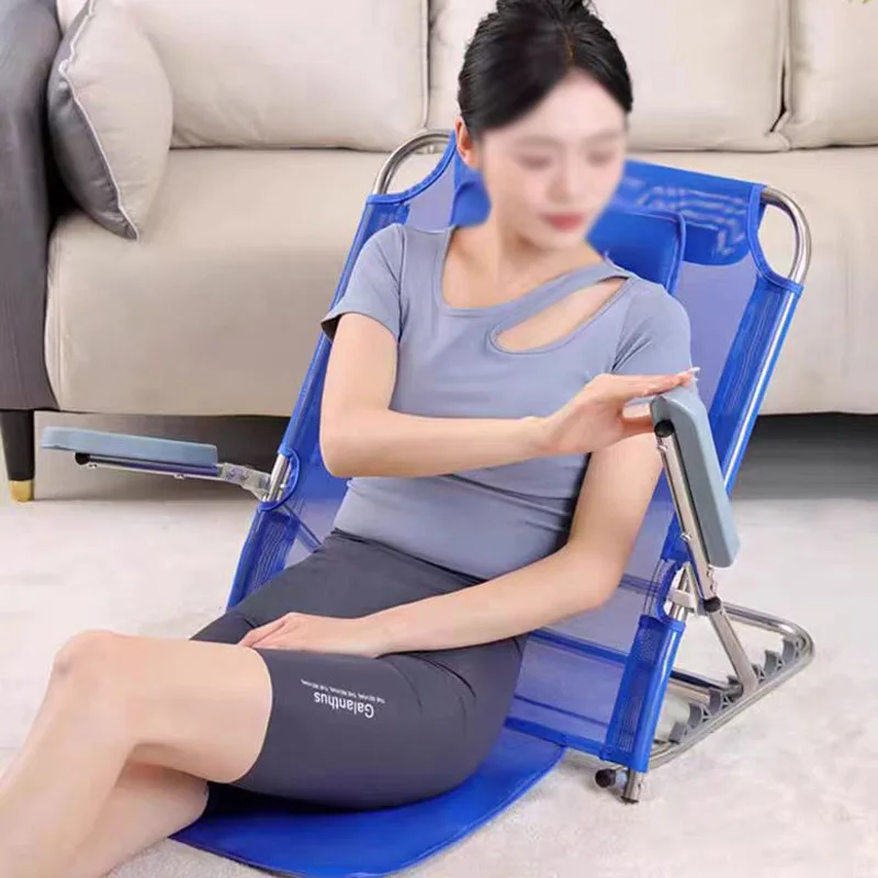 

Регулируемая подъемная спинка кровати с подлокотником, складная подставка для кровати, напольное кресло для сидения с подушкой для шеи, головы, поясницы, чтения, еды